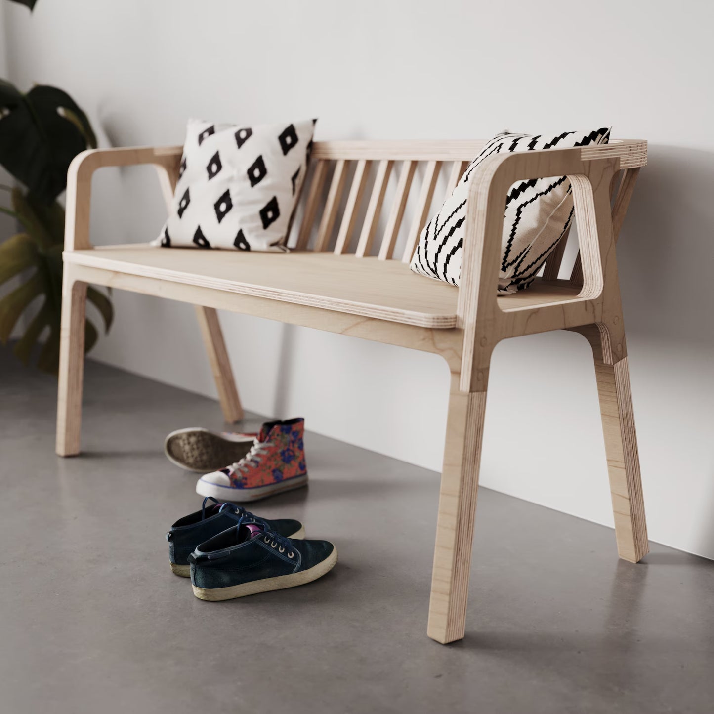 Plywood Bench