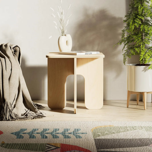 Birch Plywood Side Table