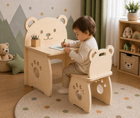 Bear Desk and Chair