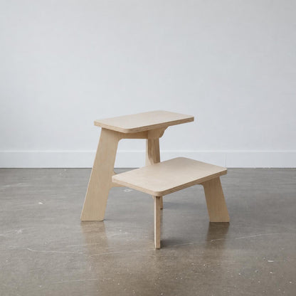 Minimalist Step Stool | Birch Plywood Stool, Side Table or Nightstand